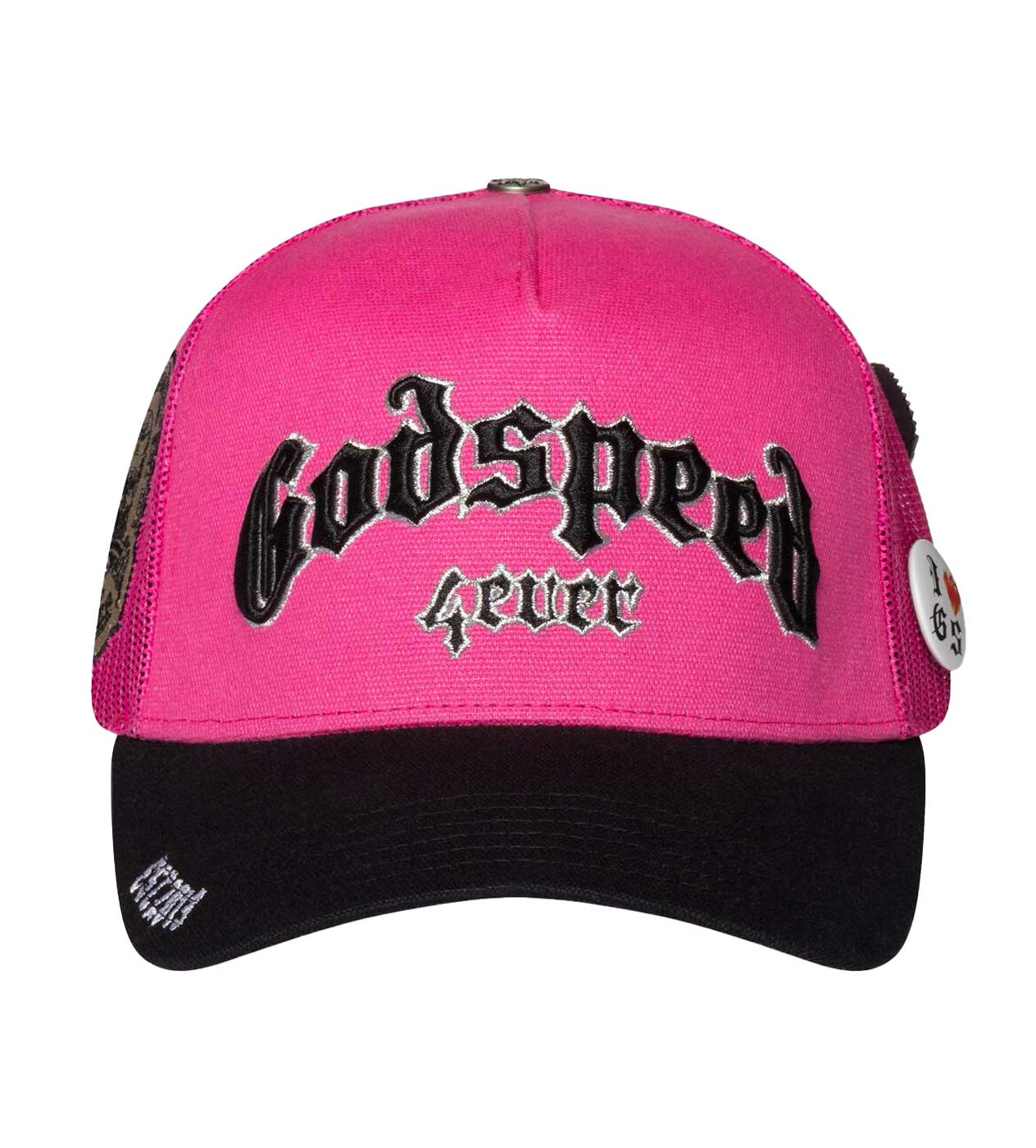 Godspeed Forever Trucker Hat Pink/Black