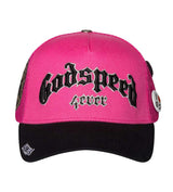 Godspeed Forever Trucker Hat Pink/Black