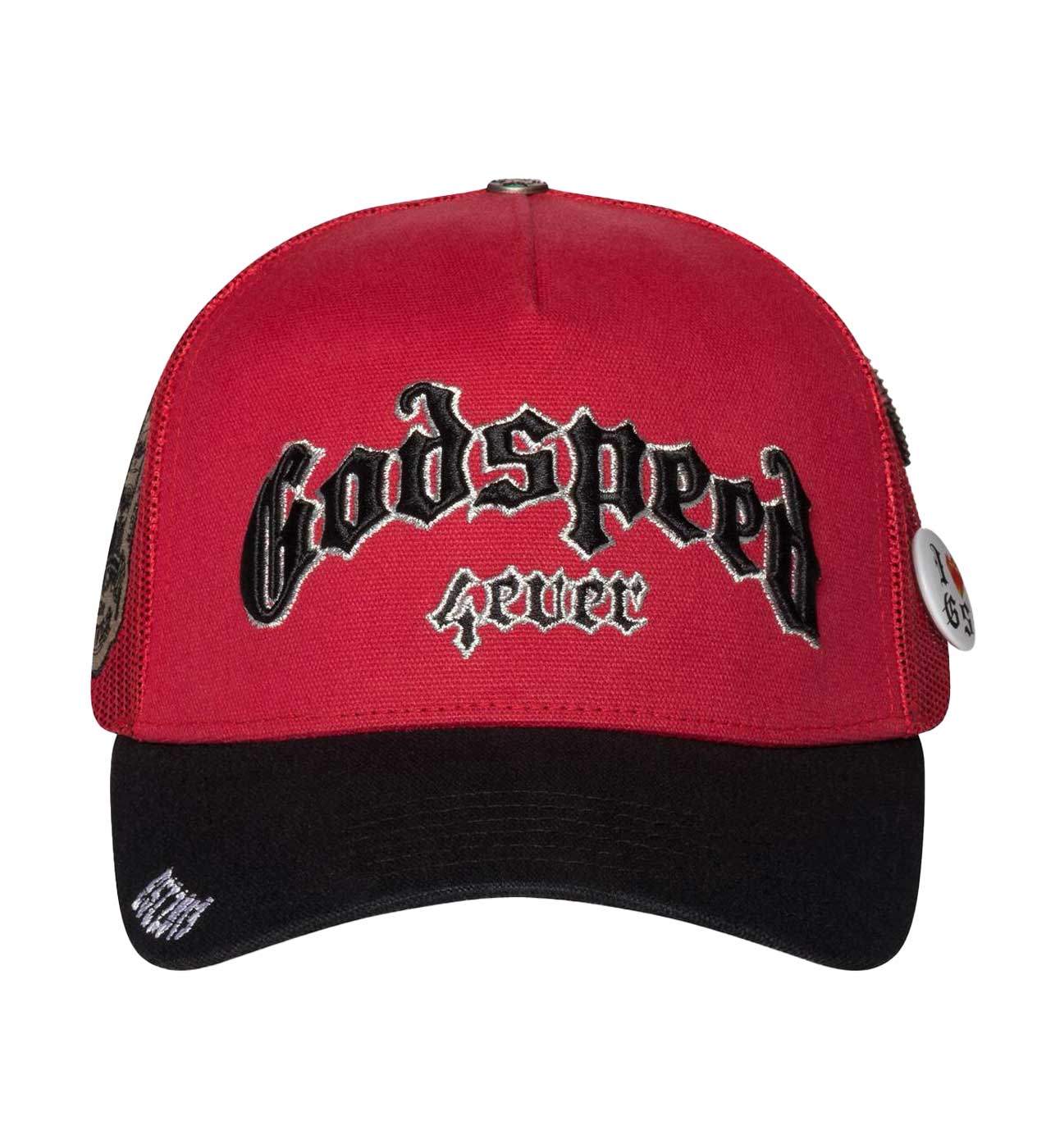 Godspeed Forever Trucker Hat Red/Black