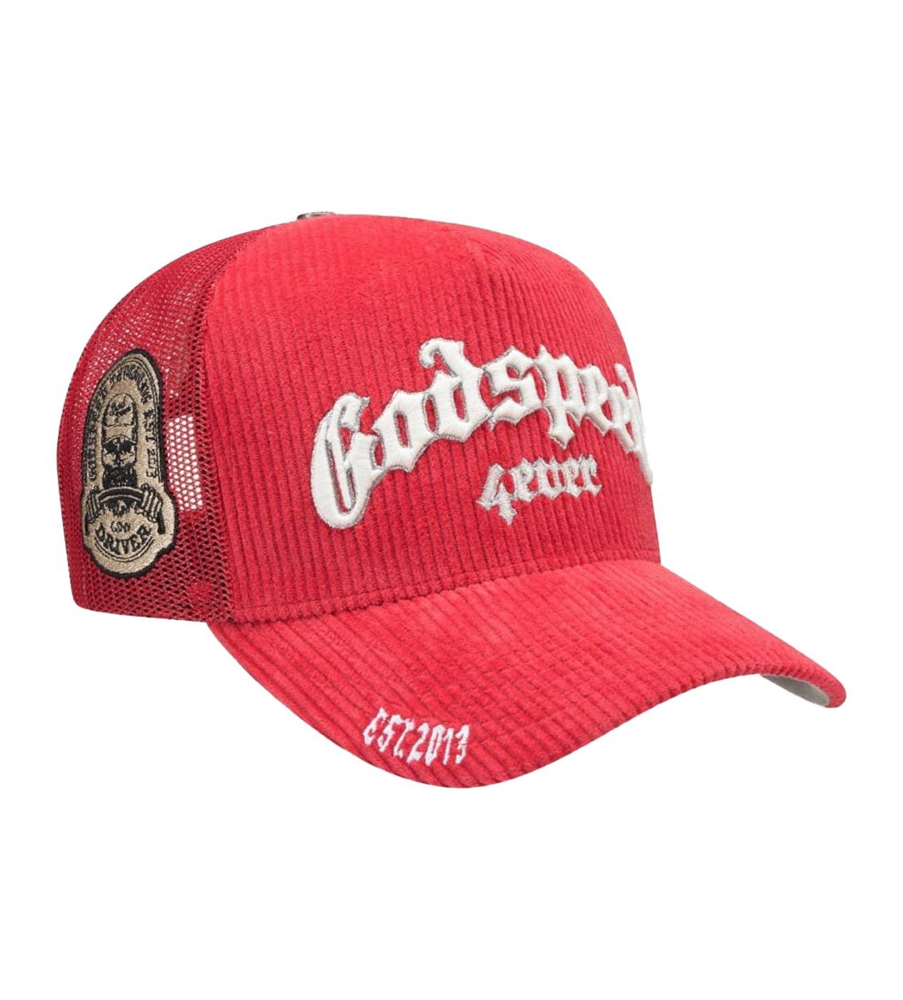 Godspeed Forever Trucker Hat Rose Corduroy