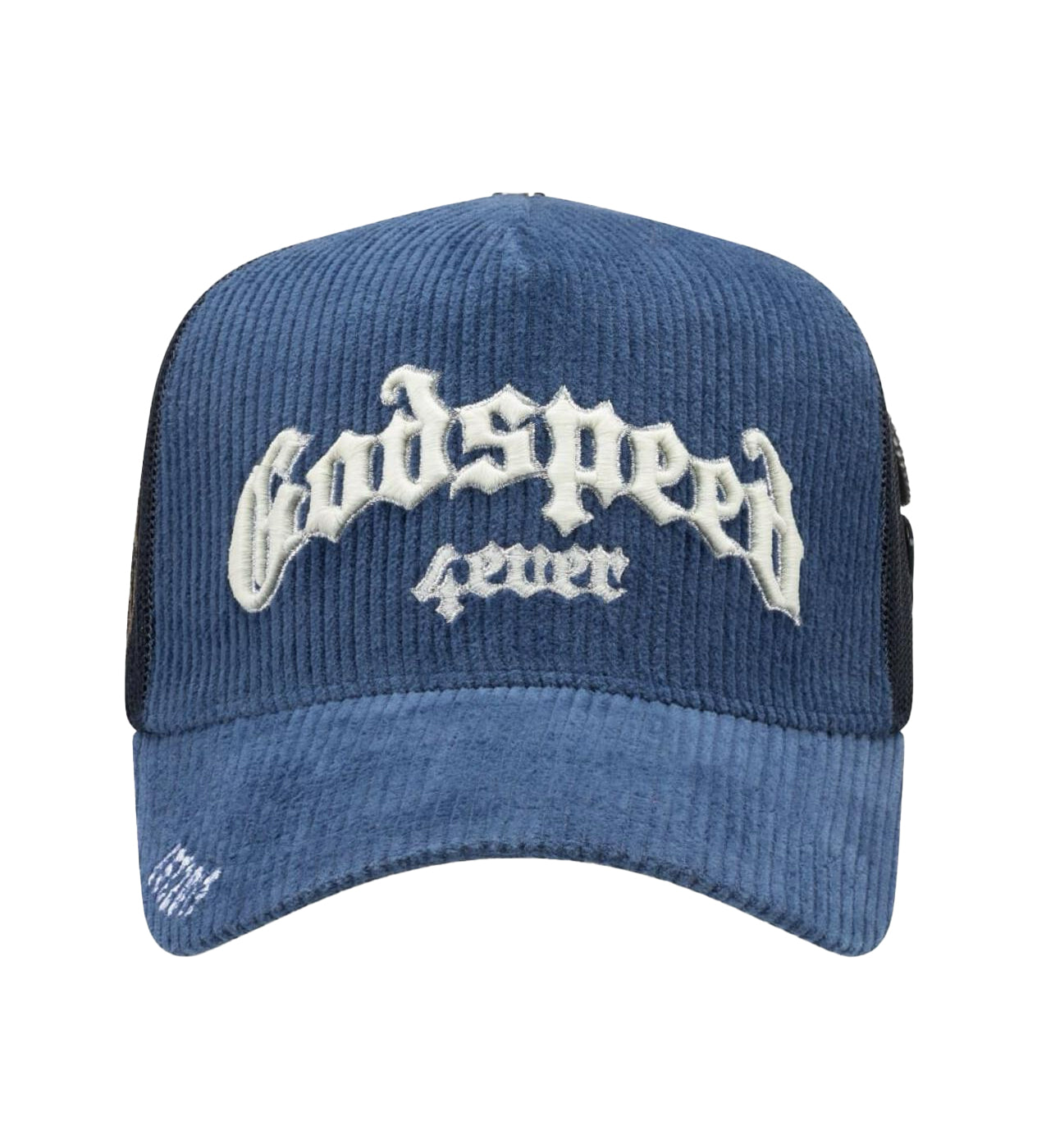 Godspeed Forever Trucker Hat Saphire Corduroy