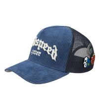 Godspeed Forever Trucker Hat Saphire Corduroy