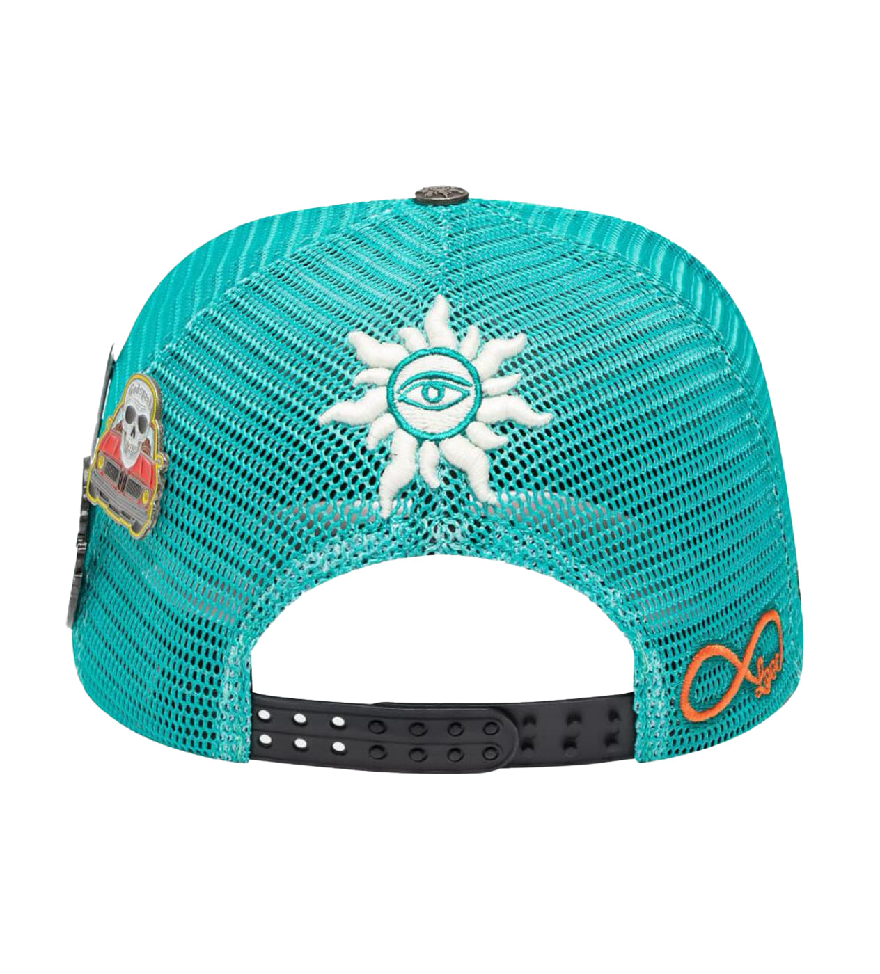 Godspeed Forever Trucker Hat Turquoise/Black – Restock AR