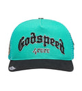 Godspeed Forever Trucker Hat Turquoise/Black