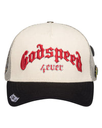 Godspeed Forever Trucker Hat White/Black
