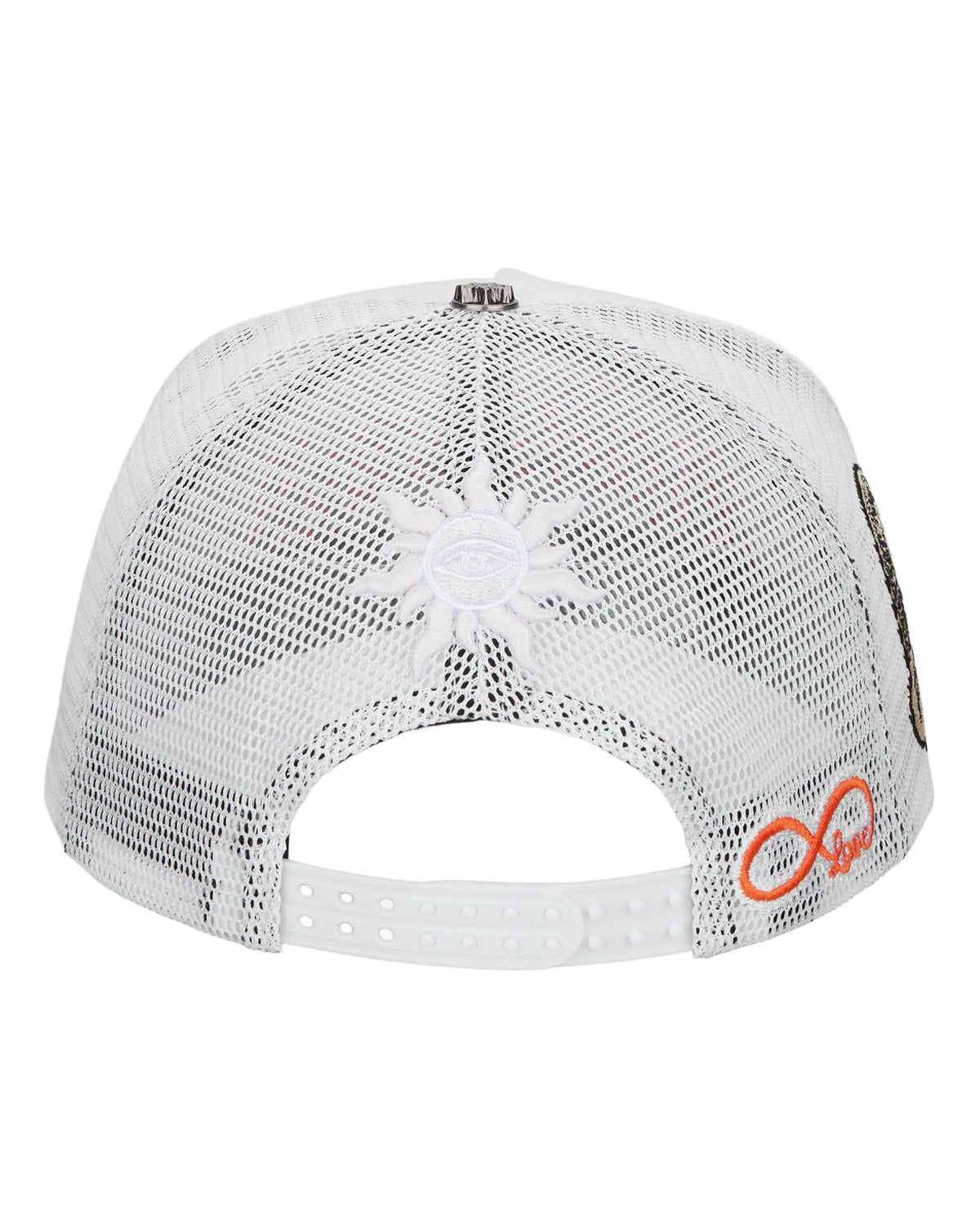 Godspeed Forever Trucker Hat White/Blue/Orange