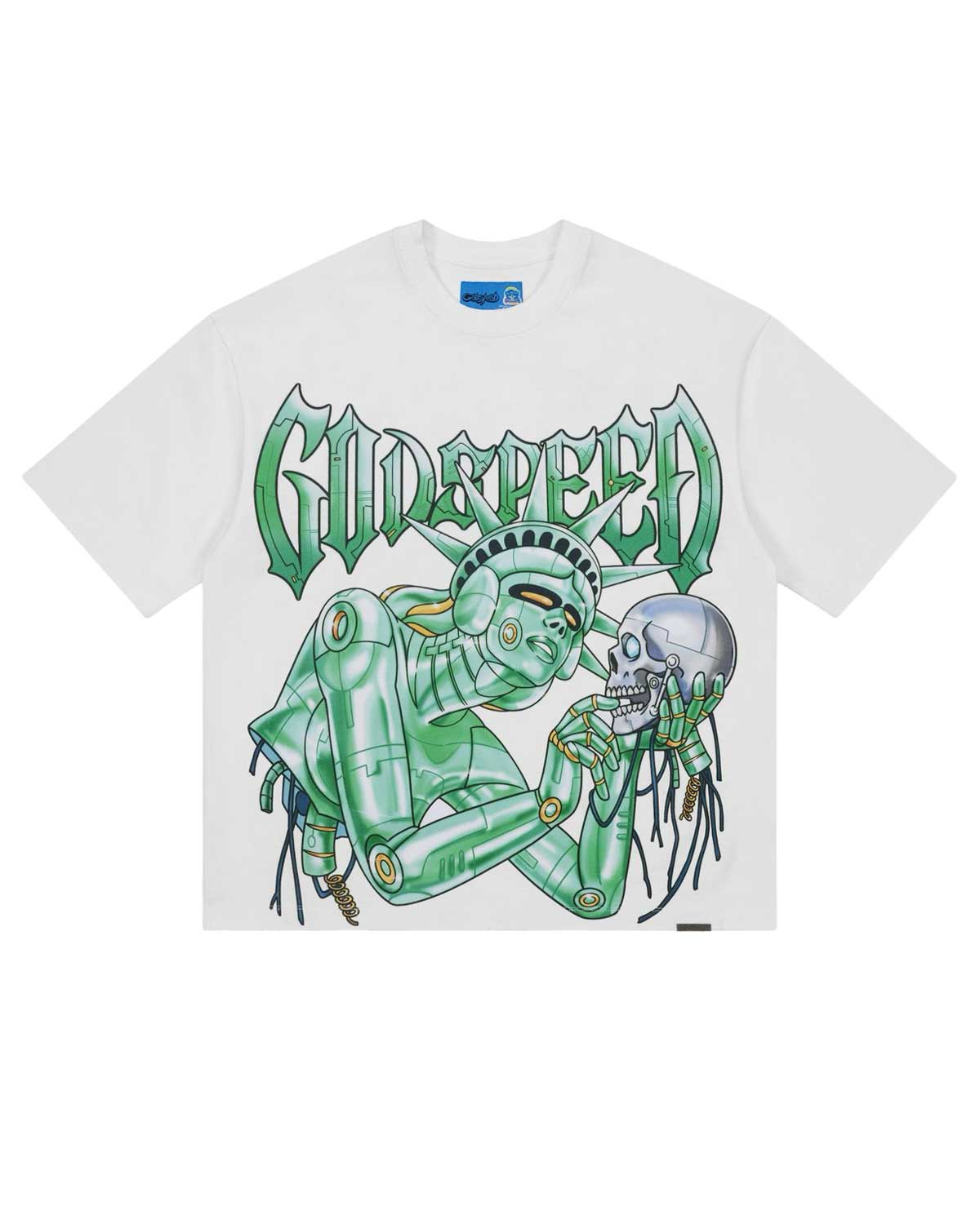 Godspeed Freedoms Protocol Tee White