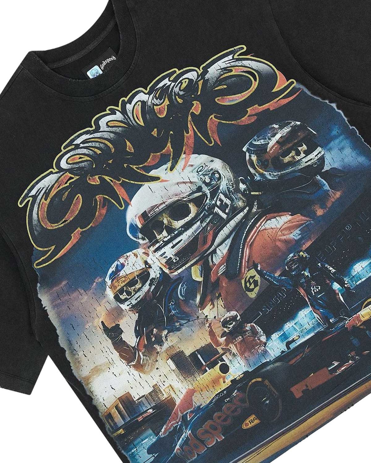 Godspeed Front Runners Tee Black