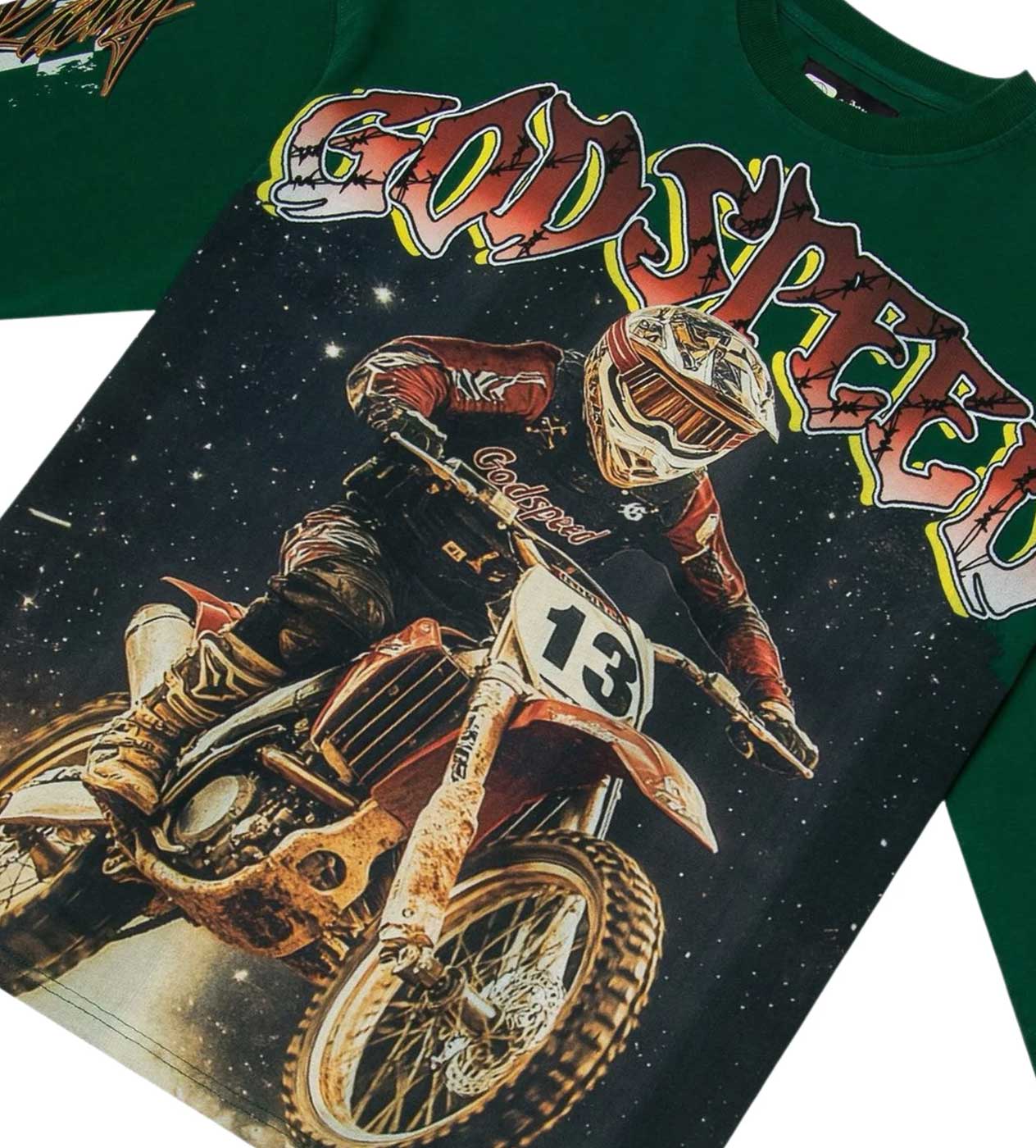 Godspeed Full Throttle L/S Tee Green