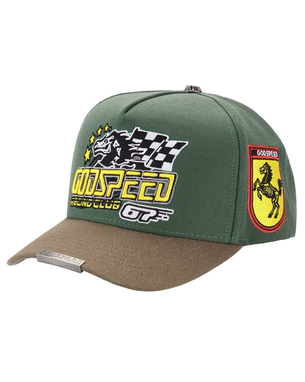 Godspeed GRC Members Snapback Hat Green/Brown – Restock AR