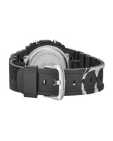 Godspeed GSWC Unity Chrono black, stainless steel buckle and caseback, rear view