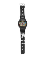 Godspeed GSWC Unity Chrono black, full length view showing the resin strap and star graphic panel
