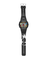 Godspeed GSWC Unity Chrono black, full length view showing the resin strap and star graphic panel