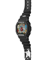 Godspeed GSWC Unity Chrono black, side profile showing the case depth and strap star graphic