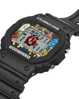 Godspeed GSWC Unity Chrono black, angled close-up of the case and pushers