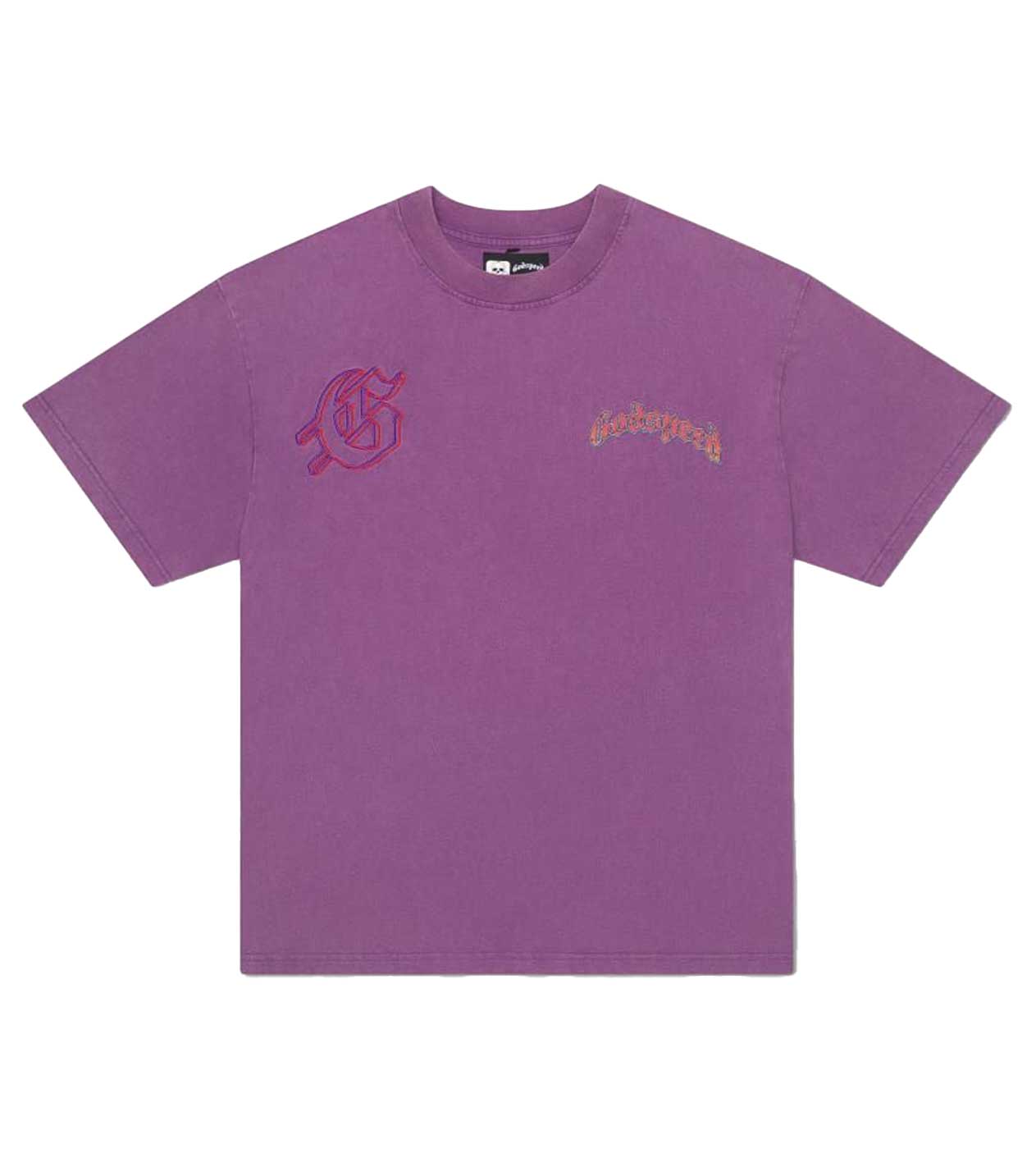 Godspeed Goldie Tee Washed Purple front view