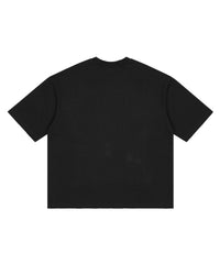Godspeed Golf Days Pocket Tee black, plain back with no print, back view