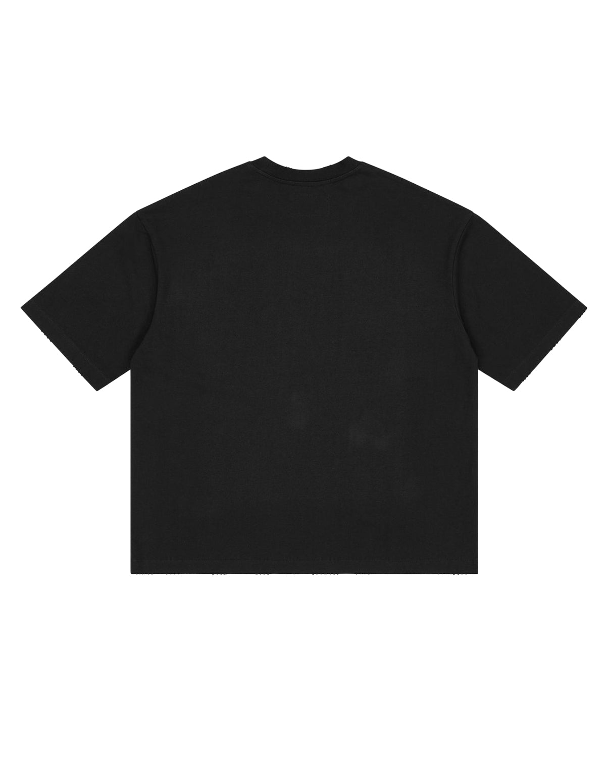 Godspeed Golf Days Pocket Tee black, plain back with no print, back view