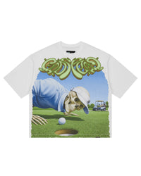 Godspeed Green Reaper Tee White