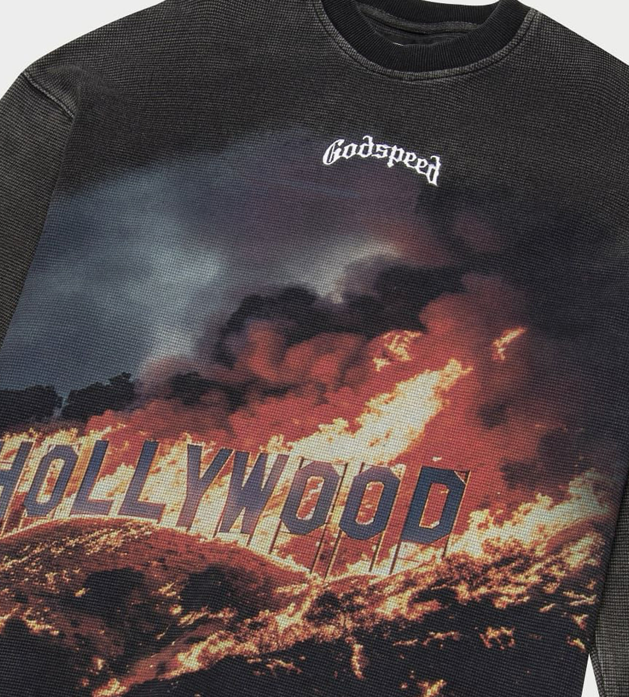 Godspeed Hollywood Inferno Thermal L/S Washed Black