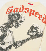 Godspeed Human Vs AI III L/S Tee Bone