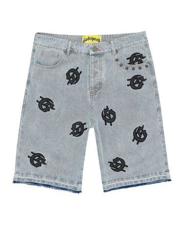Godspeed Infinity Denim Shorts Blue Boom