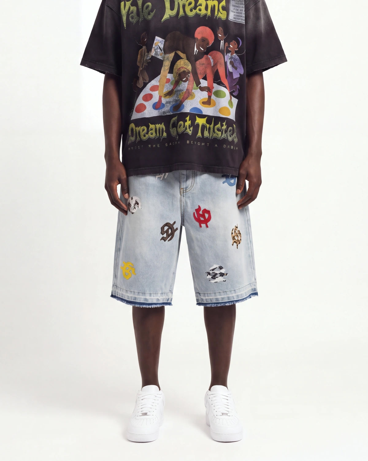 Godspeed Infinity Denim Shorts Multi Color Blue