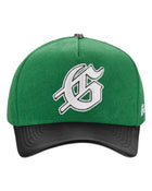 Godspeed Insignia Leather/Suede Hat Green/Black