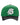 Godspeed Insignia Leather/Suede Hat Green/Black
