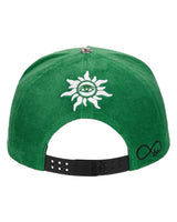 Godspeed Insignia Leather/Suede Hat Green/Black