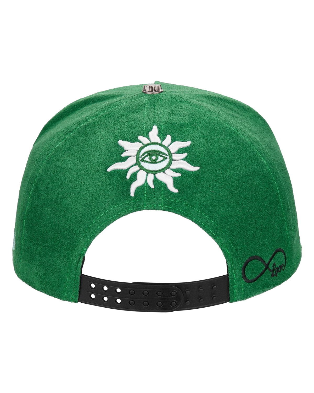 Godspeed Insignia Leather/Suede Hat Green/Black