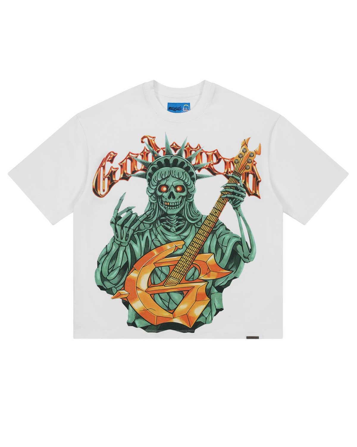 Godspeed Liberty Rock Tee White