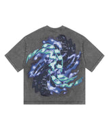 Godspeed Liberty Tears Tee Washed Grey
