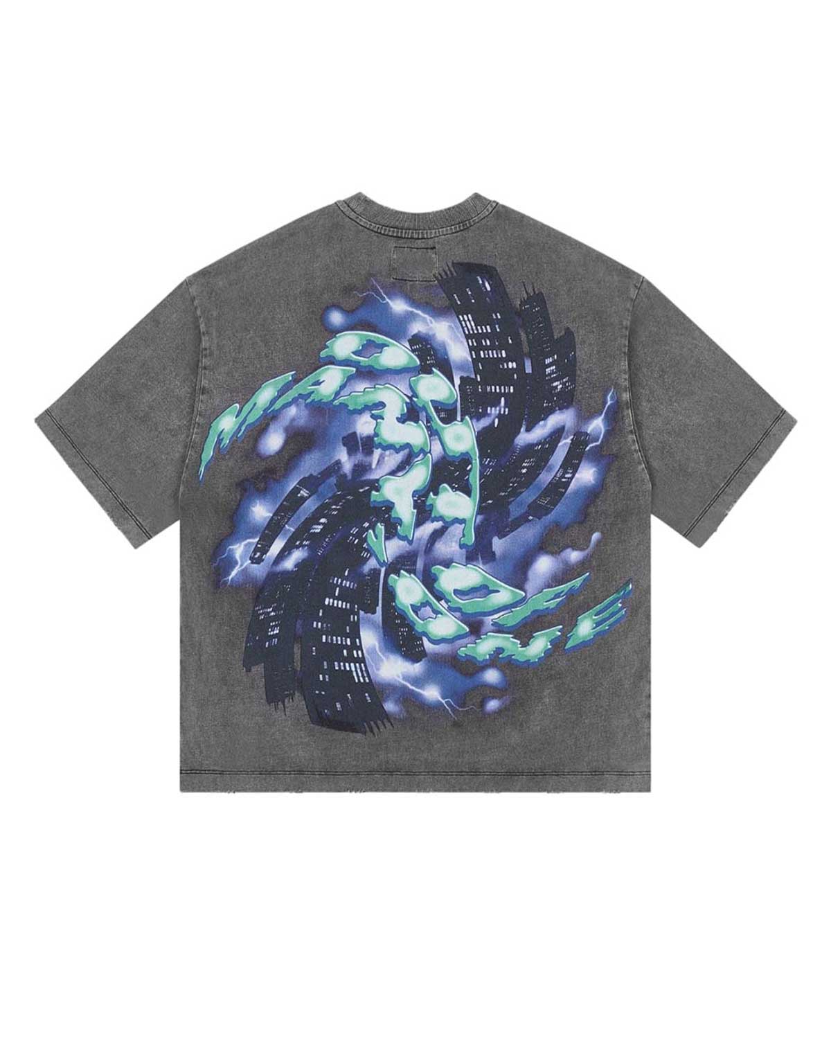 Godspeed Liberty Tears Tee Washed Grey