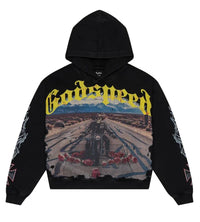 Godspeed Long Lonely Hoodie Washed Black