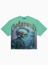Godspeed Man in the Mirror Tee Teal
