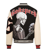 Godspeed Mankind Vs AI Varsity Jacket Black/Cream