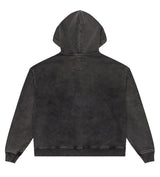 Godspeed Mankind vs AI Zip Up Hoodie Washed Black