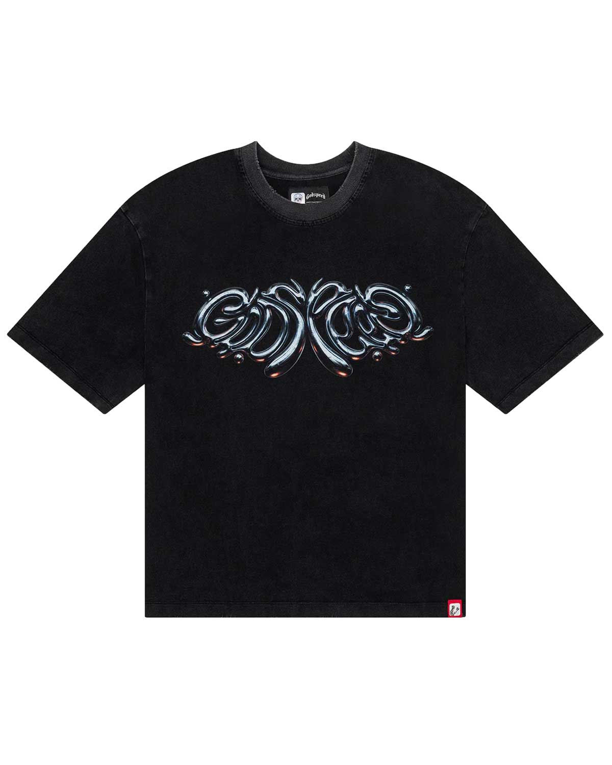 Godspeed Mercury Logo Tee Black Boom