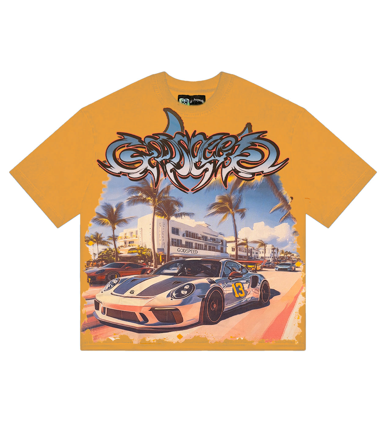 Godspeed Miami GT Tee Yellow *Miami Exclusive*
