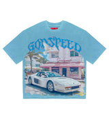 Godspeed Miami Rarri Tee Blue *Miami Exclusive*