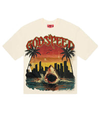 Godspeed Miami Shark Tee Cream *Miami Exclusive*