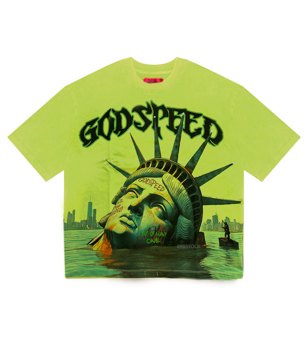 Godspeed Miami Sunken Liberty Tee Green *Miami Exclusive*