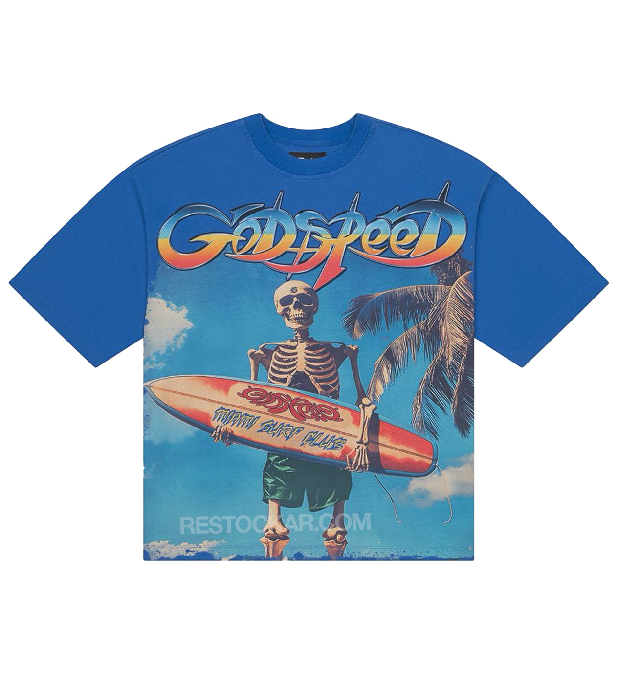 Godspeed Miami Surf Club Tee Blue