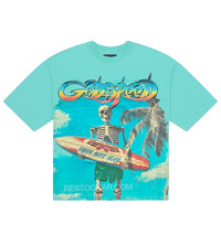 Godspeed Miami Surf Club Tee Teal