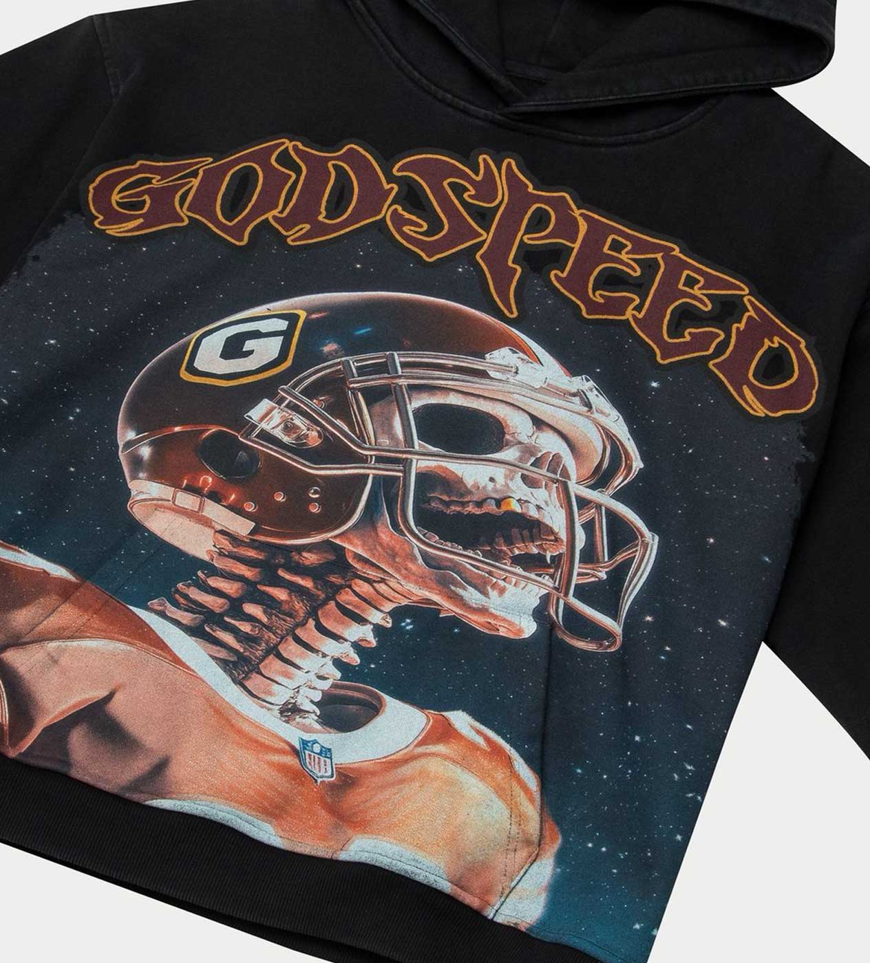 Godspeed Motocross Hoodie Black Wash