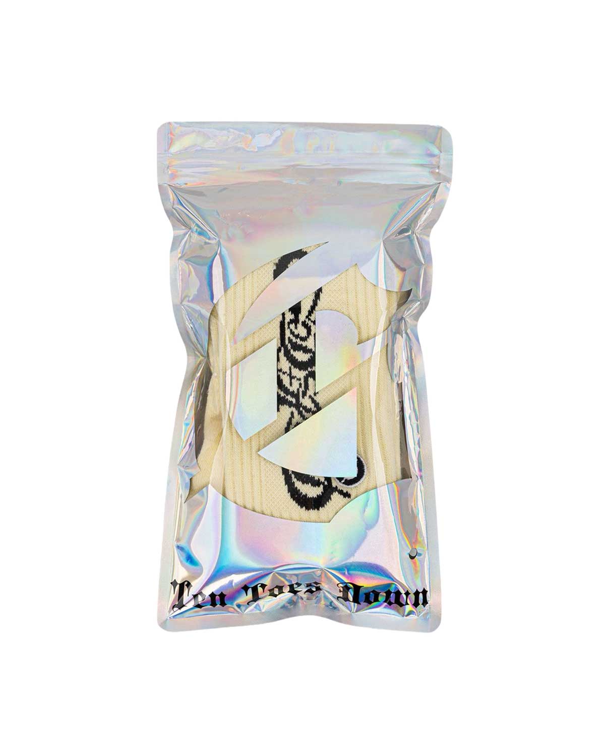 Godspeed New Age Logo Socks Bone