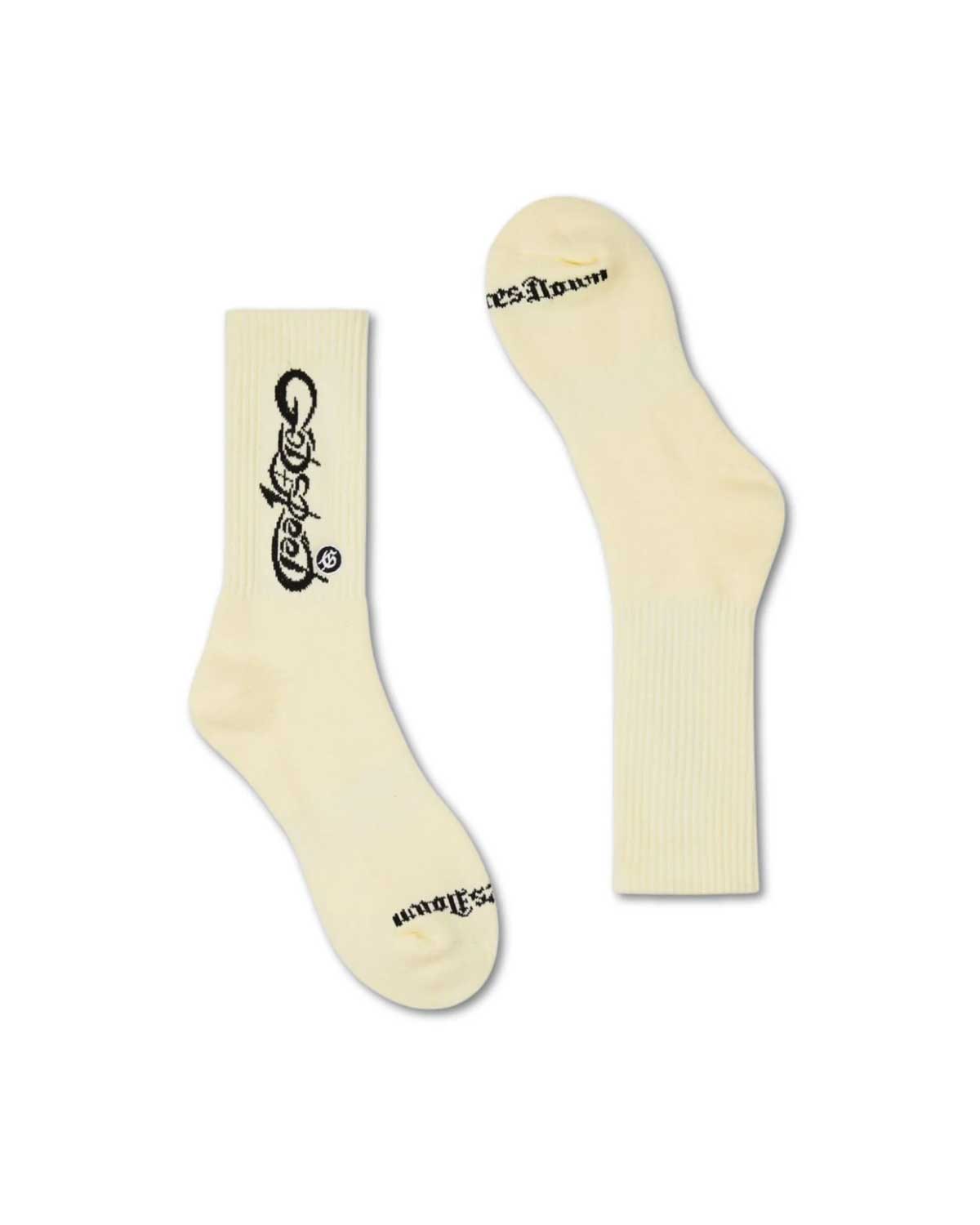 Godspeed New Age Logo Socks Bone