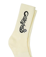 Godspeed New Age Logo Socks Bone