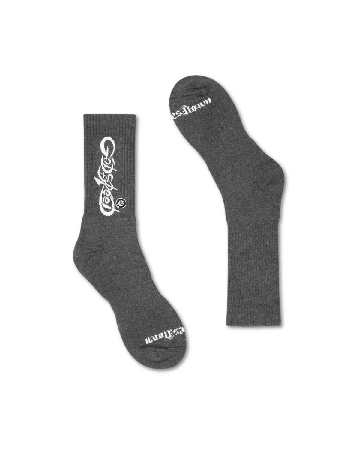 Godspeed New Age Logo Socks Charcoal